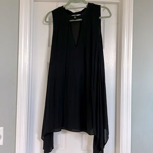 Black keyhole chest mini dress